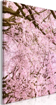 Produktbild von Italienischer Leinwand Leinwandbild - Cherry Tree (1 Part) Vertical 20x30 cm Blumen b-C-0581-b-a