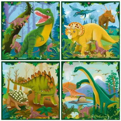Image de Puzzle pour enfants. Puzzle UP!. Dinosaures. À partir de 4 ans. 12004003. Ravensburger