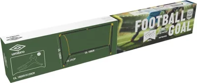 Obrázek produktu pro Umbro Fotbalová branka Umbro - Skládací fotbalová branka - 180 x 91 x 120 CM - pro děti - černá/žlutá