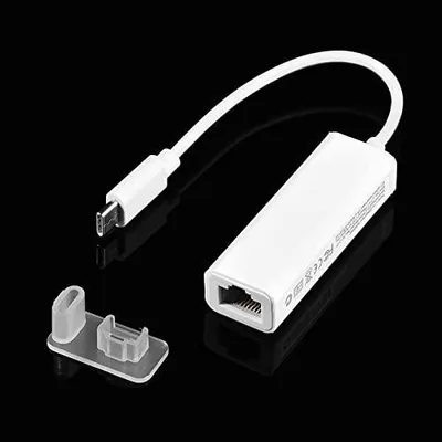 Zdjęcie produktu dla Adapter USB c RJ45 ethernet do laptopa konwerter sieciowy plug play