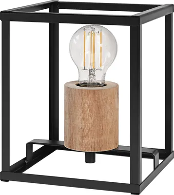 Obrázek produktu pro Stolní lampa OSRAM DECOR Nairobi, černá, s paticí E27 pro snadnou výměnu světelného zdroje, lze osadit jednoduchou nebo chytrou žárovkou, krytí IP20