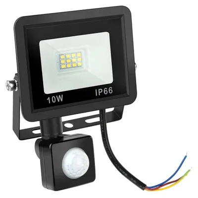 LED Bewegungsmelder Außenleuchte 10W IP66 Kaltweiß