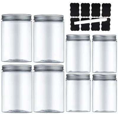 Aufbewahrungsdosen-Set, 8er, luftdicht, Kunststoff, 3,6 l