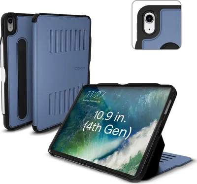 Produktbild von Zugu Case Hülle iPad Air 11" (M2-M4) & Air 10.9" (4th/5th gen) – Verstellbarer Magnetständer – Sichere Magnetbefestigung – Robuste TPU + PC-Hülle für erheblichen Fallschutz