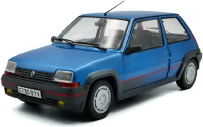 Zdjęcie produktu dla Solido Model Car Scale 1:18 Renault 5 GT Turbo MK1 Alpine blue 1985 S1810004 Renault 5 GT Turbo MK1 Alpine blue 1985 S1810004