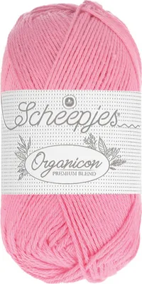 Produktbild von Scheepjes Organicon 50g 207 Blossom Rosa kräftig