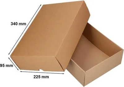 Zdjęcie produktu dla Pudełko Karbowane Ozdobne Na Prezent wieczkowe 340x225x95mm