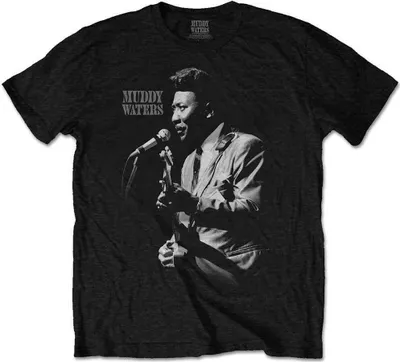 Immagine prodotto di Muddy Waters - Maglietta grande da uomo Muddy Live - nero