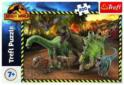 Zdjęcie produktu dla Trefl 13287 puzzle Układanka 200 elementów Dinozaury