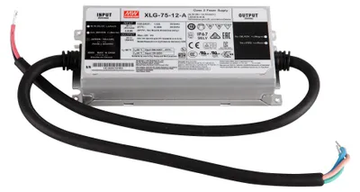 Produktbild von Mean Well XLG-75-12-A LED-Trafo, 60 W, 12 V DC, 5000 mA