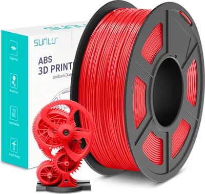 Produktbild von Sunlu ABS Filament Red 1.75mm 1kg