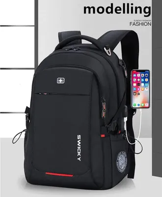 Produktbild von Laptoprucksack Reiserucksack,großer Anti-Diebstahl Rucksack für Männer und Frauen mit USB-Ladeanschluss, 16-Zoll-wasserfester Big