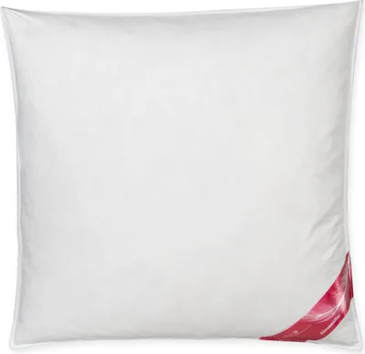 Produktbild von Künsemüller 100% Feder Kopfkissen 80 x 80 cm viel Stützkraft durch Federfüllung