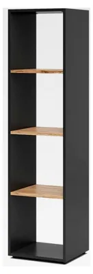 Produktbild von Raumteiler Ludus, Anthrazit/Goldkraft Eiche, 36,8 x 144,9 cm