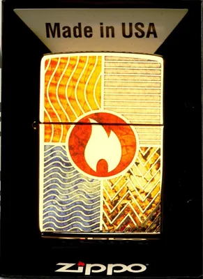 Produktbild von Zippo Feuerzeug Erde Design windfest 60006776