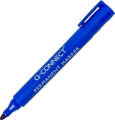 Immagine prodotto di Q-Connect® KF26046 Marcatore permanente, circa 2 mm, blu
