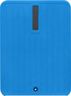 Produktbild von kwmobile Hülle kompatibel mit Canvio Basics A5 SSD (1TB / 2TB) Festplatte - Silikon Schutzhülle für portable SSD - in Blau
