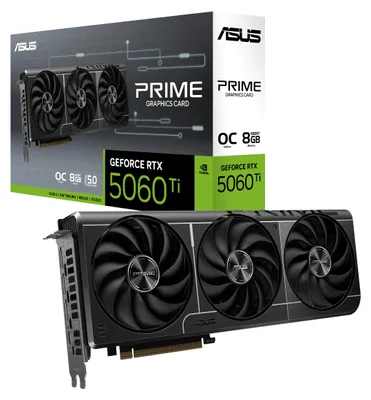 Produktbild von ASUS PRIME RTX 5060 TI 8GB OC-Grafikkarte