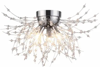 Zdjęcie produktu dla Lampa sufitowa Pearls chromowana 3xG9x33W metal wym:32x48x48cm IP20 Reality