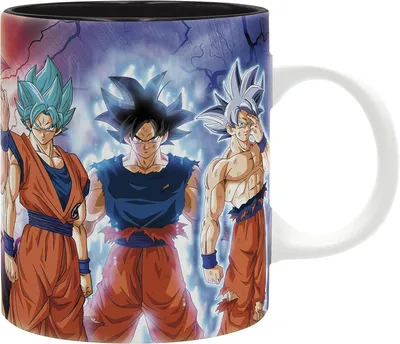 Imagen del producto de Taza Goku Transformation Dragon Ball Cerámica 320 mls