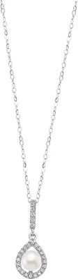 Produktbild von Lotus Silver Halskette Damen Lotus Silver Pearls D2JLP3198-1-1