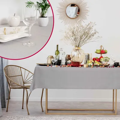 Wachstuch Tischdecke Türkis - Abwaschbar Für Innen & Außen 120x100cm