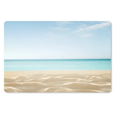 Produktbild von MuchoWow® Schreibtischunterlage Strand - Meer - Sand 60x40 cm - XXL Mauspad - Großes Mauspad