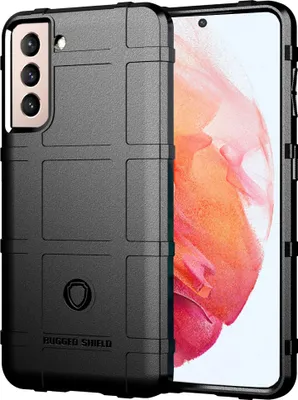 Produktbild von Galaxy S21 FE 5G Hülle, Weich TPU Silikon Stossfest Anti-rutsch Tasche Heavy Duty Schutzhülle für Samsung Galaxy S21 FE 5G Schwarz