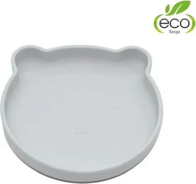 Obrázek produktu pro Silikonový talíř s přísavkou Bear Grey