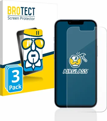 Produktbild von 3x BROTECT Schutzglas für Apple iPhone 13 Pro Schutzfolie Panzer Folie Glas Display Schutz klar
