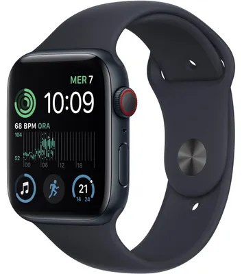 Produktbild von Apple Watch SE 4G 44mm Alu mitternacht/Sport mitternacht