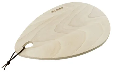 Image de Planche à découper ovale en bois19 x 28 cm Fackelmann Nature