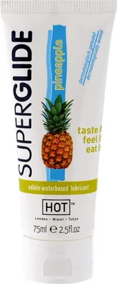 Zdjęcie produktu dla Żel Hot Superglide Pineapple 75 ml Jadalny lubrykant na bazie wody