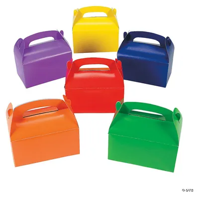 Produktbild von Geschenkboxen bunt 12 Stück 6 Farben von Palandi®