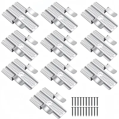 Gipskarton-Reparaturclips, 10 Stück mit 20 Schrauben
