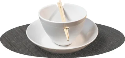 Obrázok produktu pre Krumble oválne podložky - Podložky - Podložky - 32 x 45 cm - Sivá