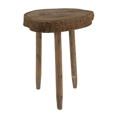 Immagine prodotto di Tavolo per piante Clayre & Eef Ø 24x36 cm Legno marrone