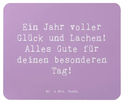 Produktbild von Mr. & Mrs. Panda Mousepad Spruch 2014 Geburtstag - Lavendeltraum - Geschenk, laptop, Alter, Mouse Pad, mauspad pc, Glückwunsch, Lachen, Herz, Jahrgangsparty, mousematte