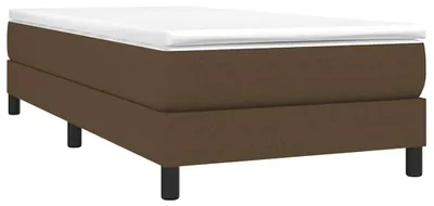 Obrázok produktu pre vidaXL Box spring posteľný rám tmavohnedý 90x190 cm látka