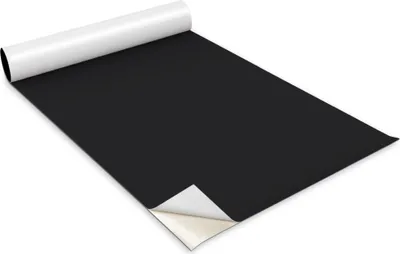 Produktbild von Selbstklebende Möbelfolie - Dekorationsfolie - Tischmöbel - Zuschneidbar - Schwarze Farbe - 100 x 50 cm