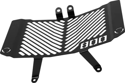 Productafbeelding van ZIEGER radiatorbescherming, compatibel met CFMoto 800 NK, logo zwart