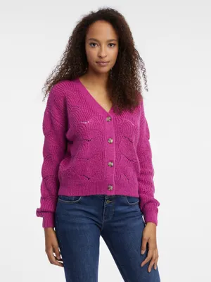 Produktbild von Orsay Dunkelrosa Damen Strickjacke 505504317000__M