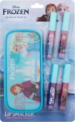 Immagine prodotto di Lip Smacker Disney Frozen Lip Gloss & Pouch Lucidalabbra 4 x 6 ml + sacchetto per il trucco