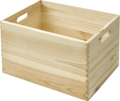 Produktbild von Stapelbox Holz Größe L 30 x 40 x 23 cm