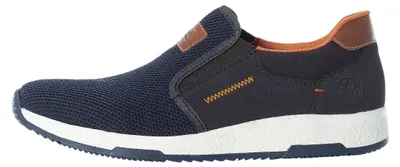 Imagen del producto de Zapatos de hombre Rieker, tipo zapatillas, color azul, para uso casual