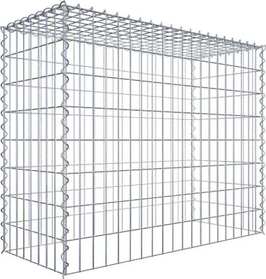 Produktbild von Anbaugabione Typ 3 100 cm x 80 cm x 40 cm (L x H x T), Maschenweite 5 cm x 10 cm, Spirale