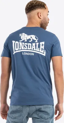Image de T-shirt hommes coupe régulière WHITENESS Navy/White L Lonsdale