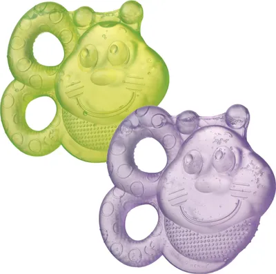 Produktbild von Playgro Beißring Biene, Wassergefüllt, 2er-Pack, Ab 3 Monaten, Mehrfarbig, 40200