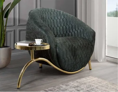 Obrázok produktu pre Grüner Polstersessel Designer Loungesessel Möbel Luxuriöser 1-Sitzer