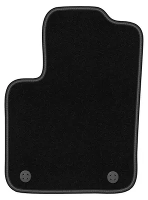 Produktbild von Fahrermatte Velours für Fiat 500 Hybrid 2020- (Schrägheck) – 1-tlg, Schwarz, passgenau – Wielganizator BASIC